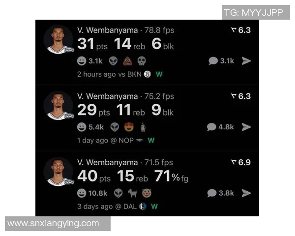 文班亚马新秀赛季表现抢眼场均数据震撼联盟引发热议